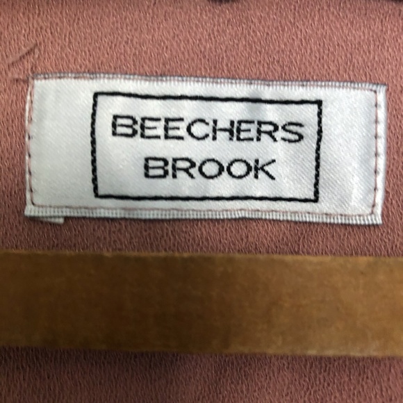 [SOLD] Rose coloured Vintage Wrap Dress Size S/M - Picture 4 of 4